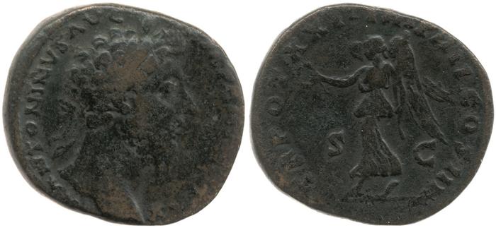 RIC III Marcus Aurelius 948, реверс, bm