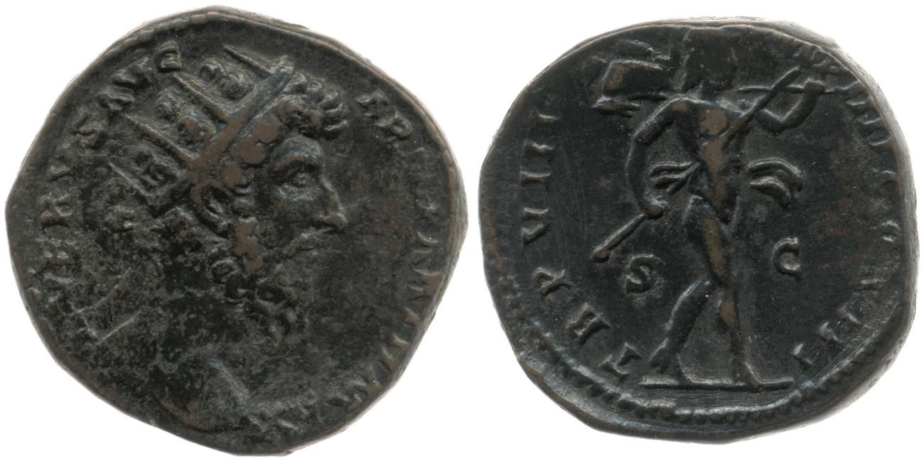 аверс RIC III Marcus Aurelius 1470