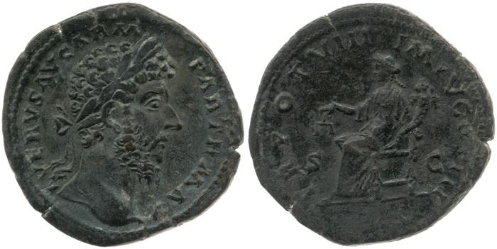 реверс RIC III Marcus Aurelius 1479