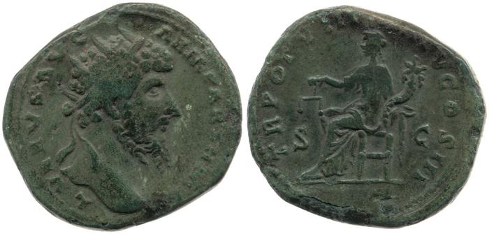 реверс RIC III Marcus Aurelius 1480