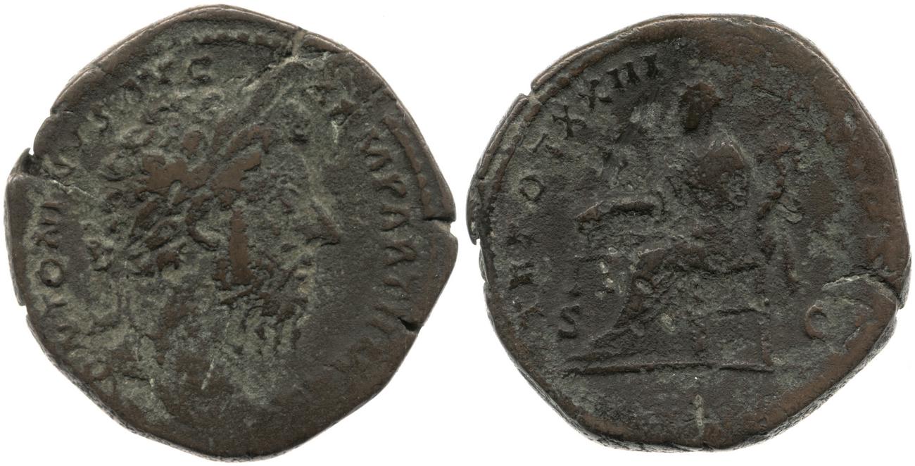 RIC III Marcus Aurelius 969, аверс, bm