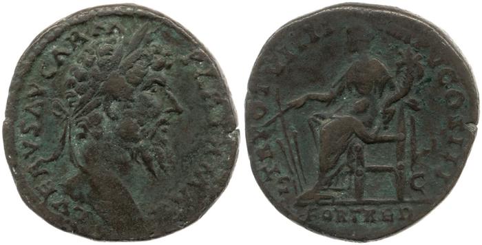 RIC III Marcus Aurelius 1483, реверс, bm