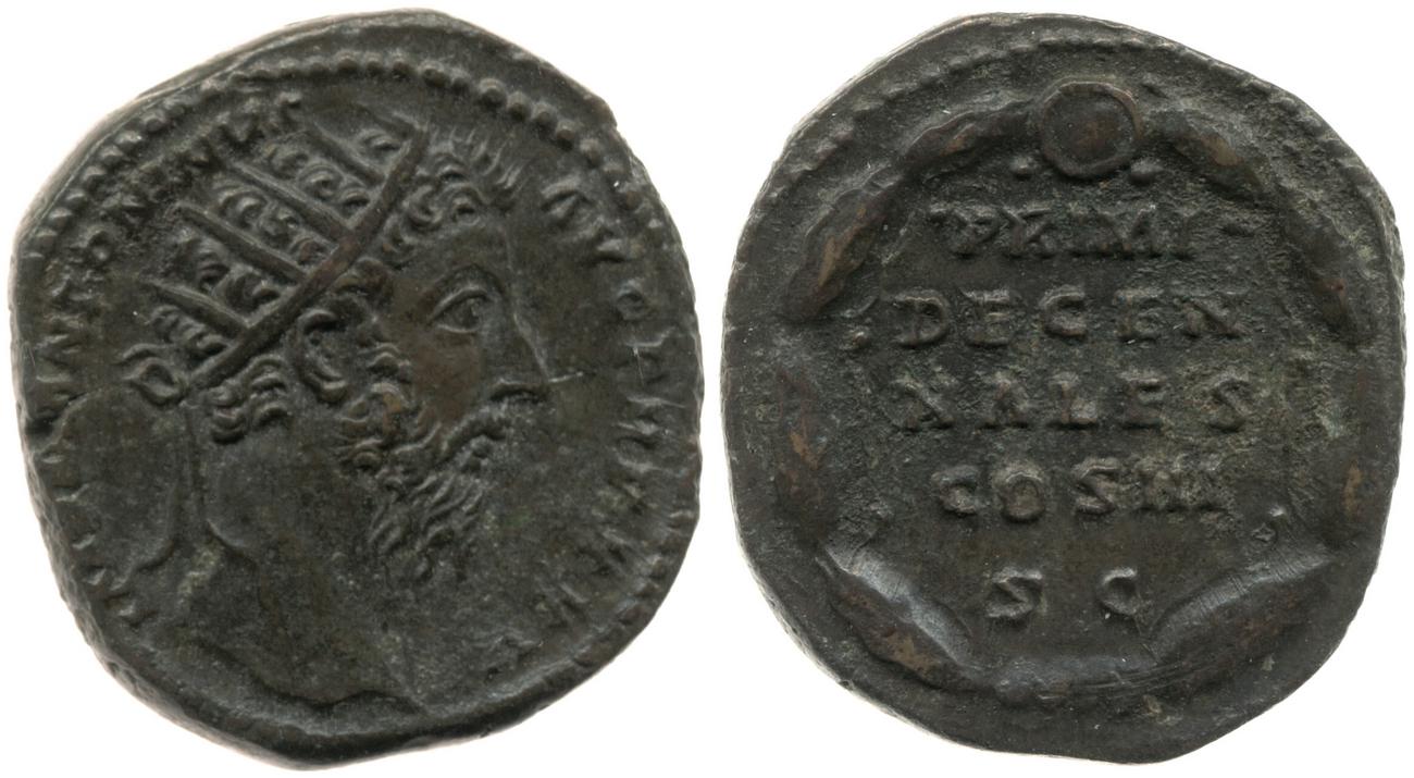 RIC III Marcus Aurelius 1008, аверс, bm