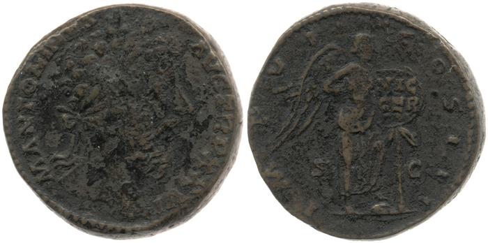 RIC III Marcus Aurelius 1029, реверс, bm