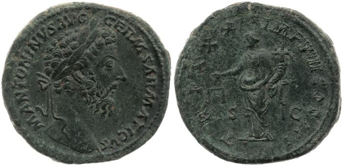 реверс RIC III Marcus Aurelius 1171