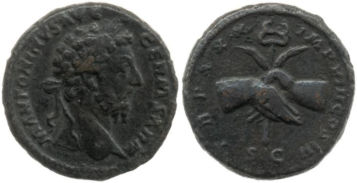 реверс RIC III Marcus Aurelius 1177