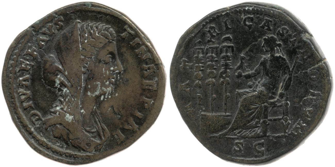 аверс RIC III Marcus Aurelius 1711
