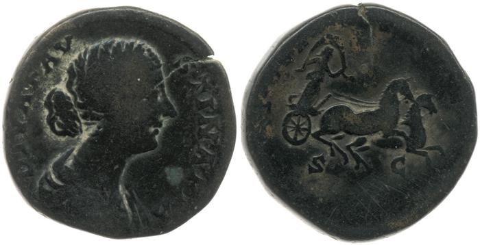 реверс RIC III Marcus Aurelius 1717