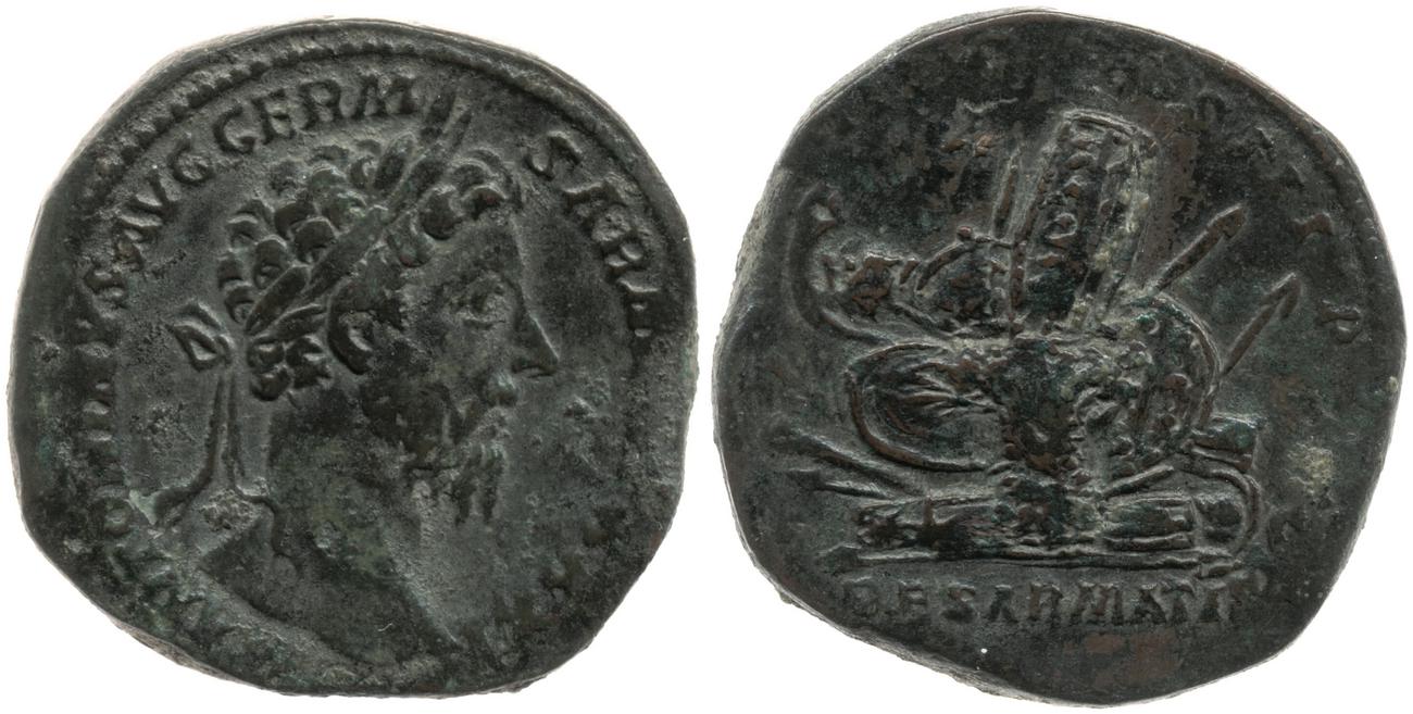 RIC III Marcus Aurelius 1190, аверс, bm