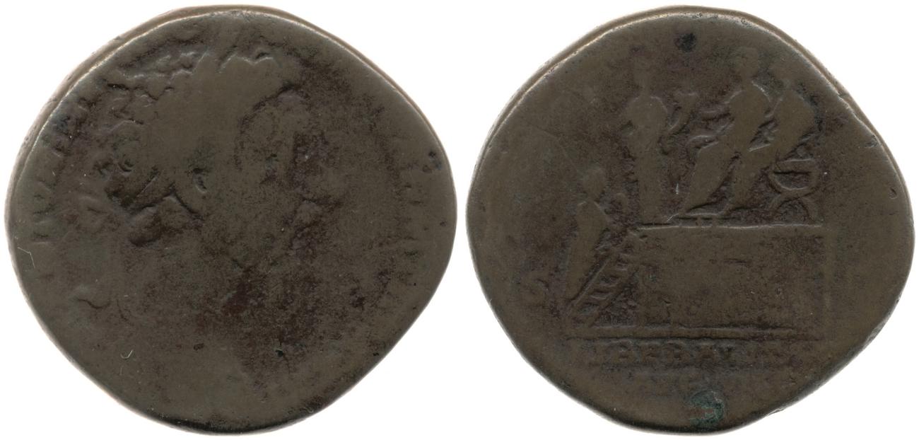 аверс RIC III Marcus Aurelius 1207