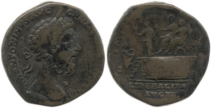 реверс RIC III Marcus Aurelius 1208
