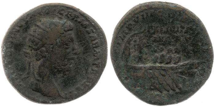 реверс RIC III Marcus Aurelius 1199