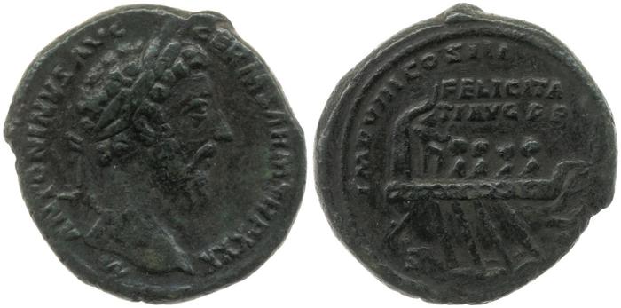 RIC III Marcus Aurelius 1196, реверс, bm