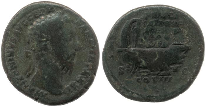RIC III Marcus Aurelius 1195, реверс, bm