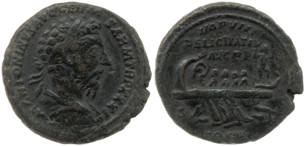 аверс RIC III Marcus Aurelius 1195