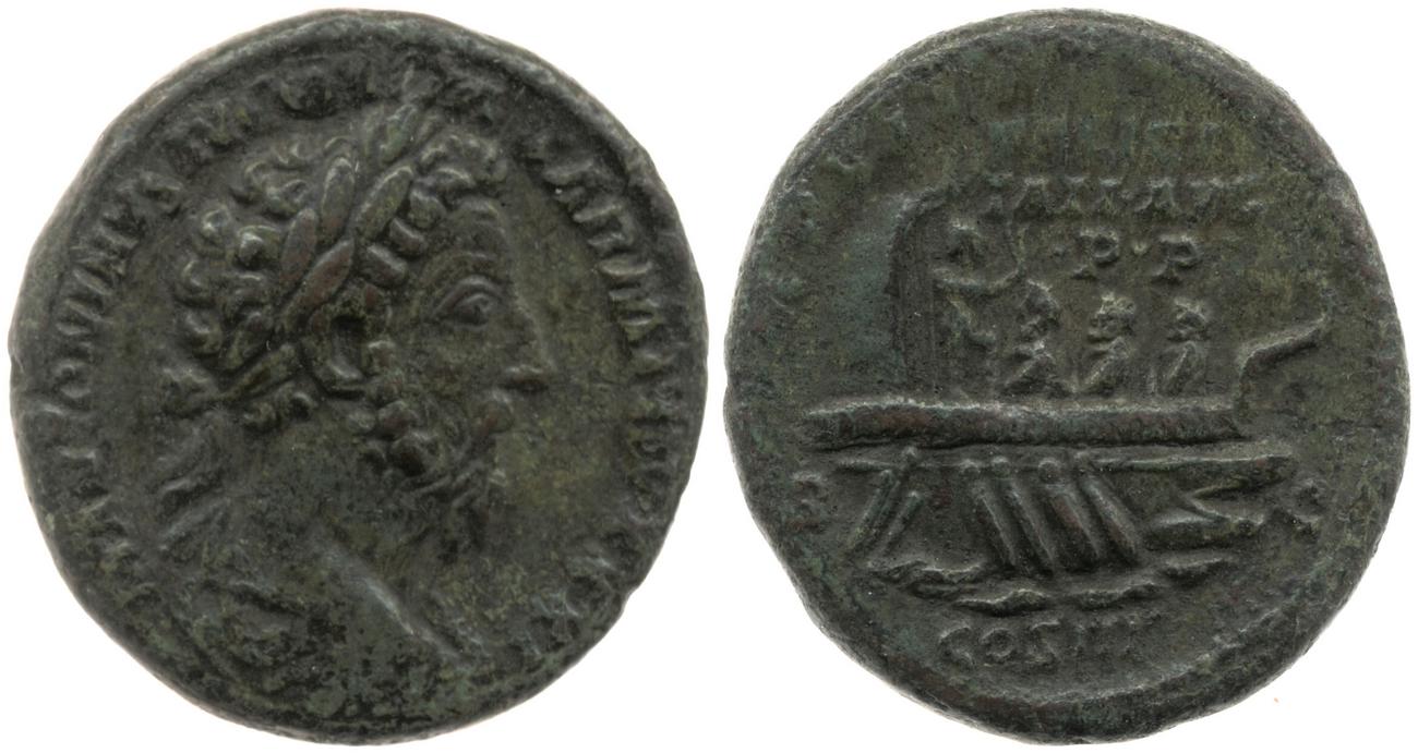 RIC III Marcus Aurelius 1195, аверс, bm