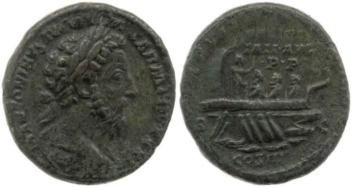 RIC III Marcus Aurelius 1195, реверс, bm