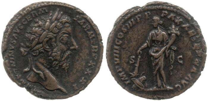 реверс RIC III Marcus Aurelius 1202