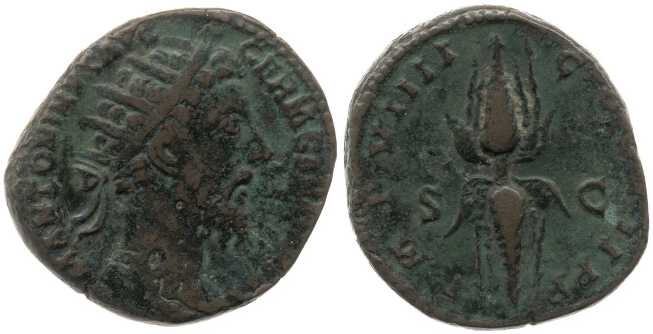 RIC III Marcus Aurelius 1219, аверс, bm
