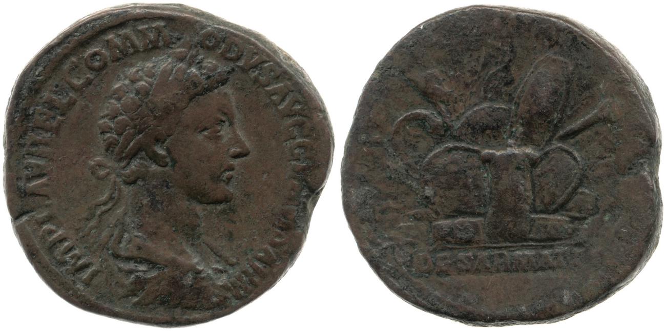 аверс RIC III Marcus Aurelius 1577
