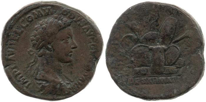 реверс RIC III Marcus Aurelius 1577