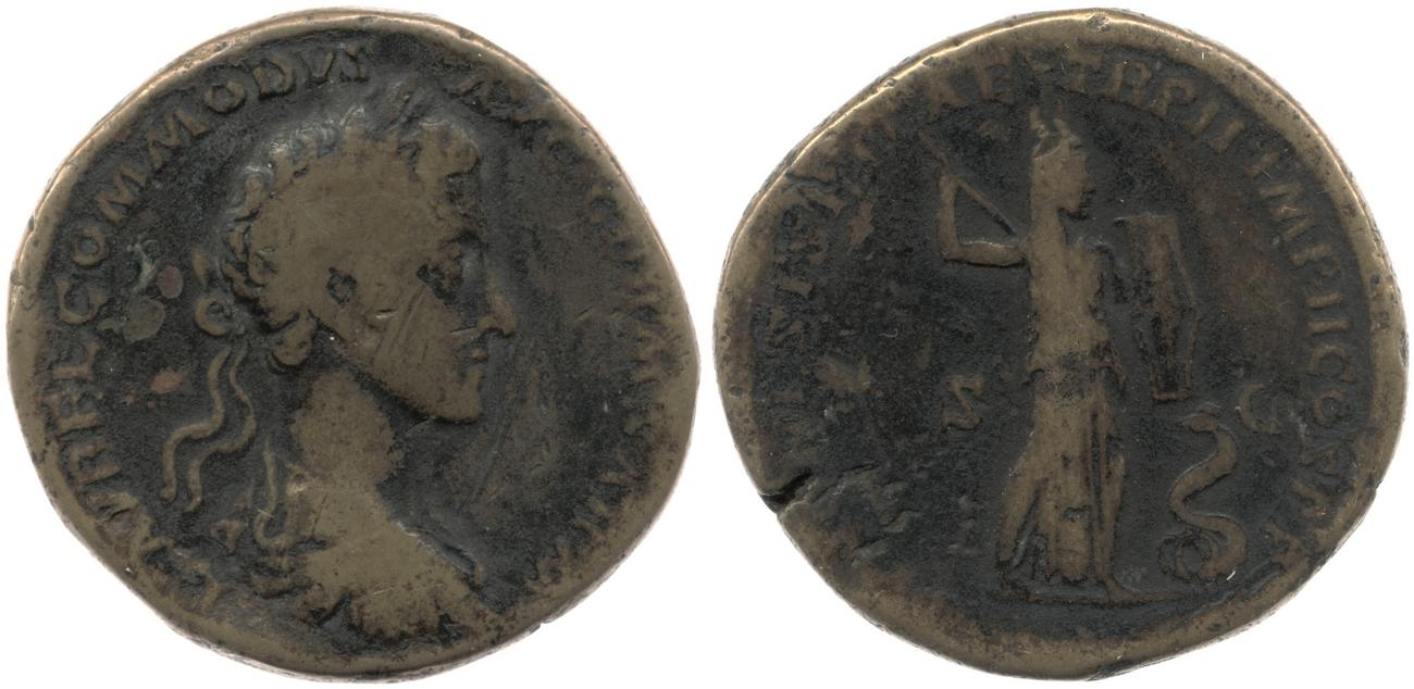 аверс RIC III Marcus Aurelius 1583