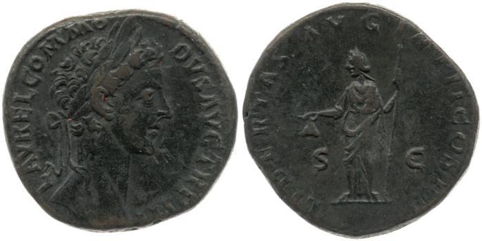 реверс RIC III Marcus Aurelius 1588