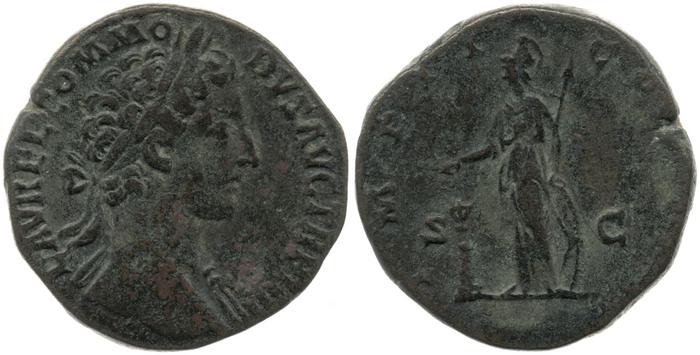 реверс RIC III Marcus Aurelius 1600