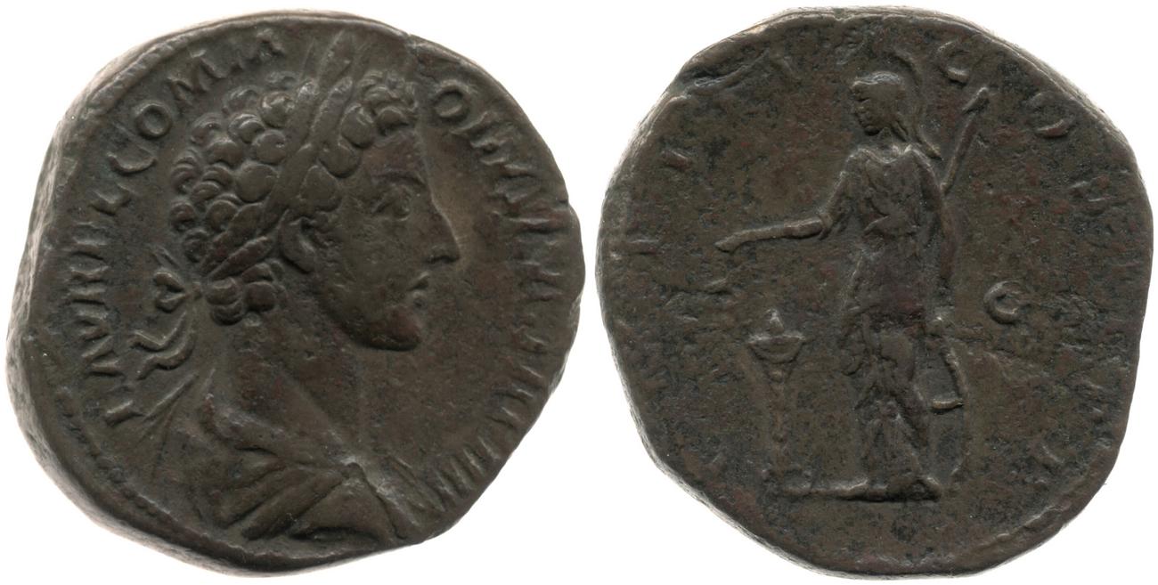 RIC III Marcus Aurelius 1609, аверс, bm