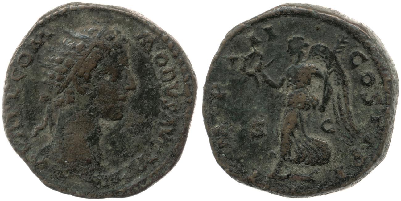 RIC III Marcus Aurelius 1614, аверс, bm