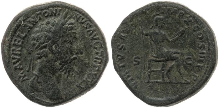 реверс RIC III Marcus Aurelius 1249