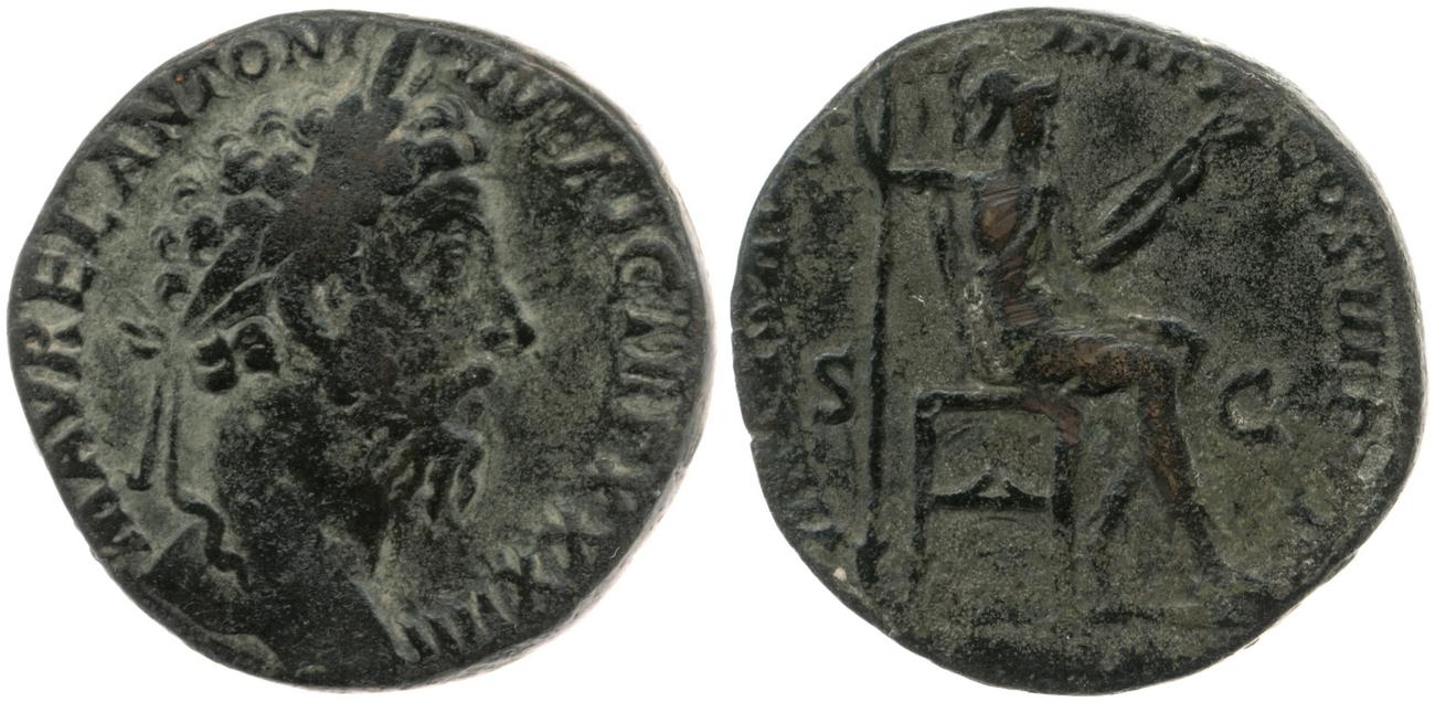 RIC III Marcus Aurelius 1249, аверс, bm