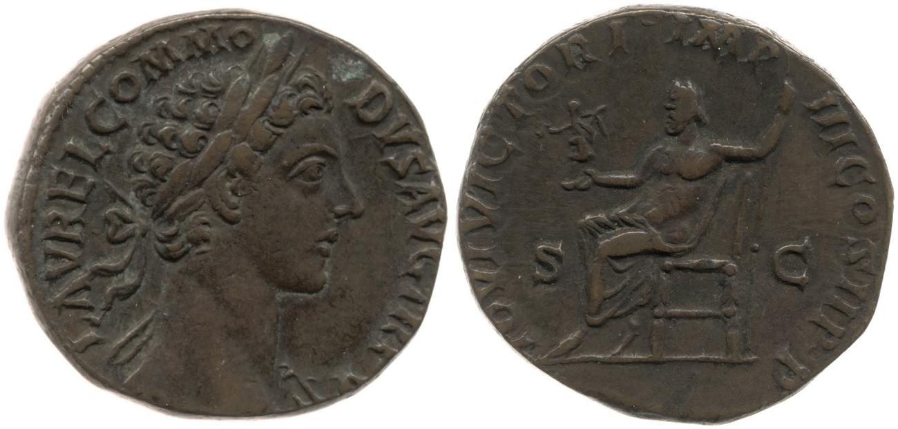 RIC III Marcus Aurelius 291, аверс, bm