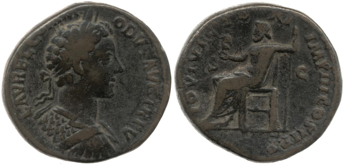 RIC III Marcus Aurelius 291, аверс, bm