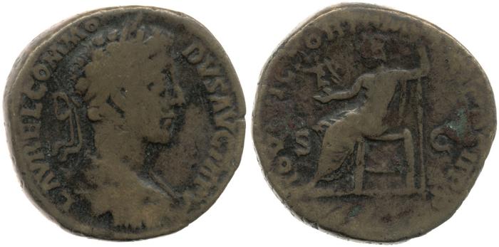 реверс RIC III Marcus Aurelius 291