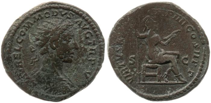 RIC III Marcus Aurelius 296, реверс, bm