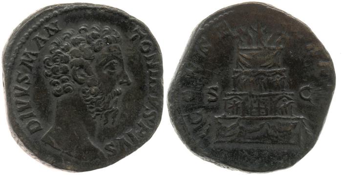 RIC III Commodus 662, реверс, bm