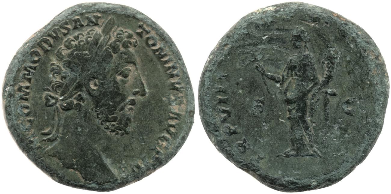 RIC III Commodus 370, аверс, bm