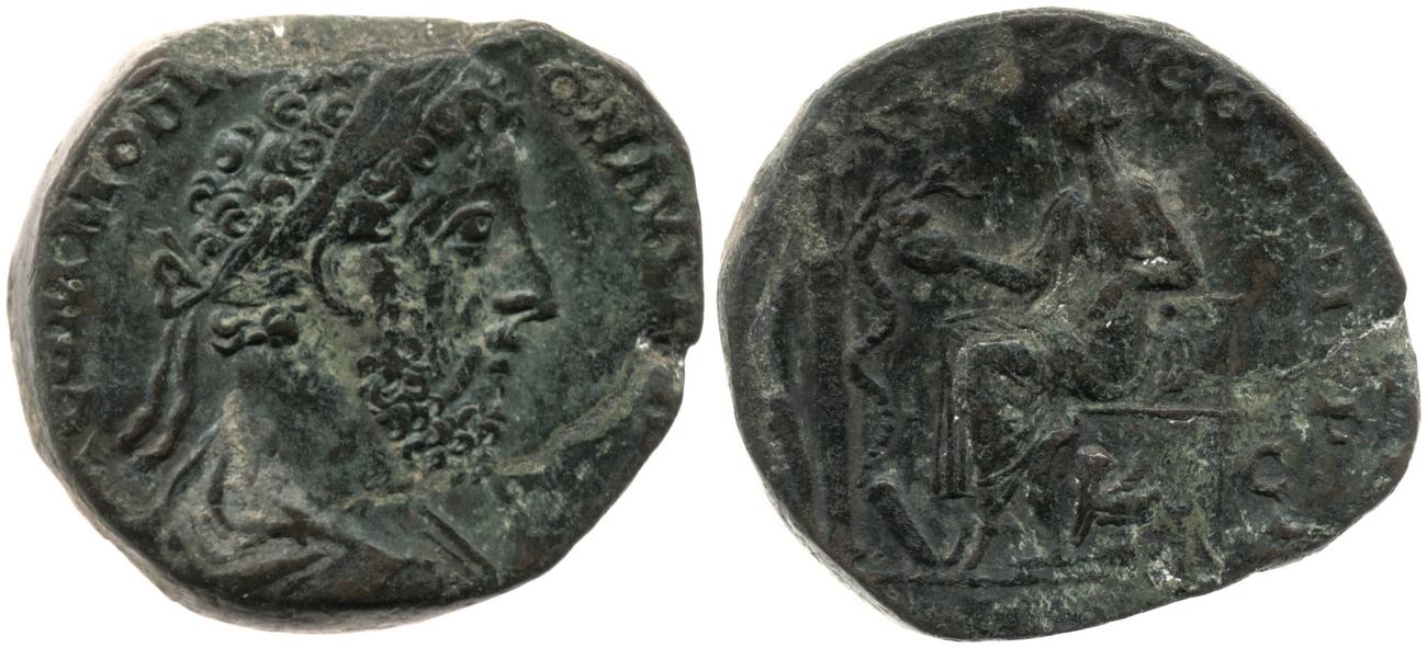 RIC III Commodus 450, аверс, bm