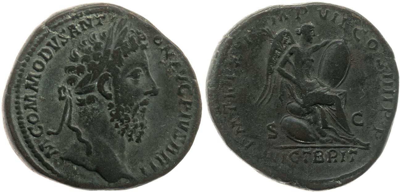 RIC III Commodus 452, аверс, bm