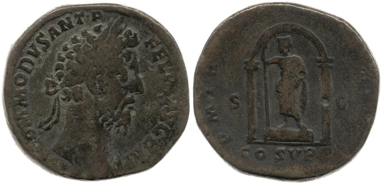 RIC III Commodus 460, аверс, bm