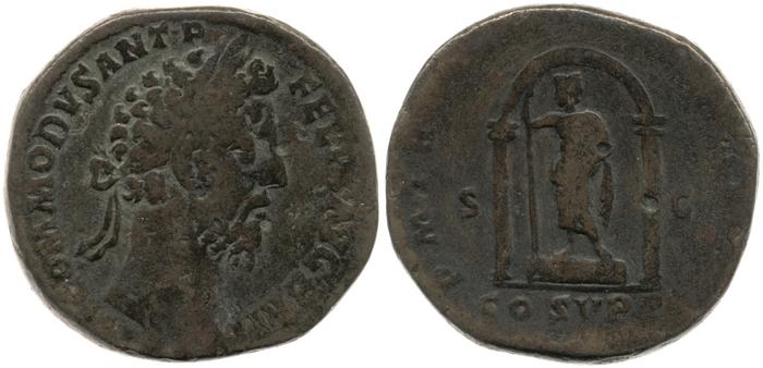 RIC III Commodus 460, реверс, bm