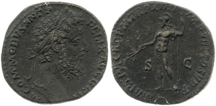 RIC III Commodus 527, реверс, bm