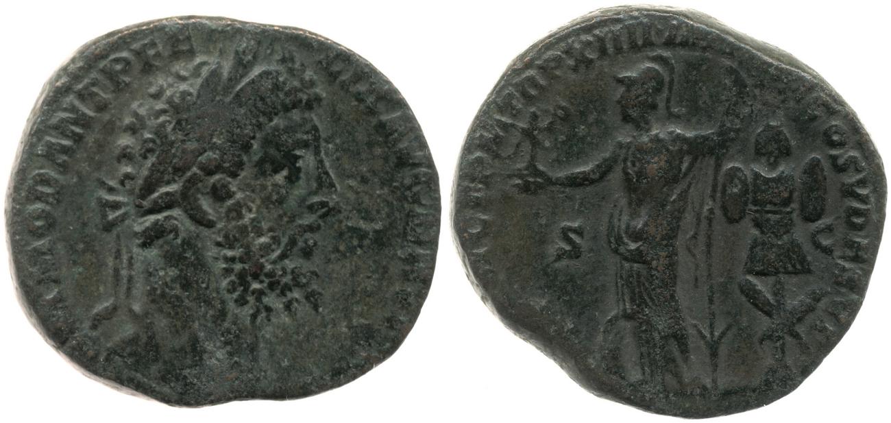 RIC III Commodus 544, аверс, bm