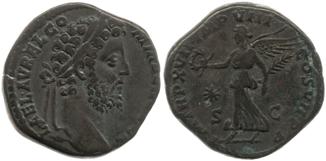 RIC III Commodus 612, аверс, bm