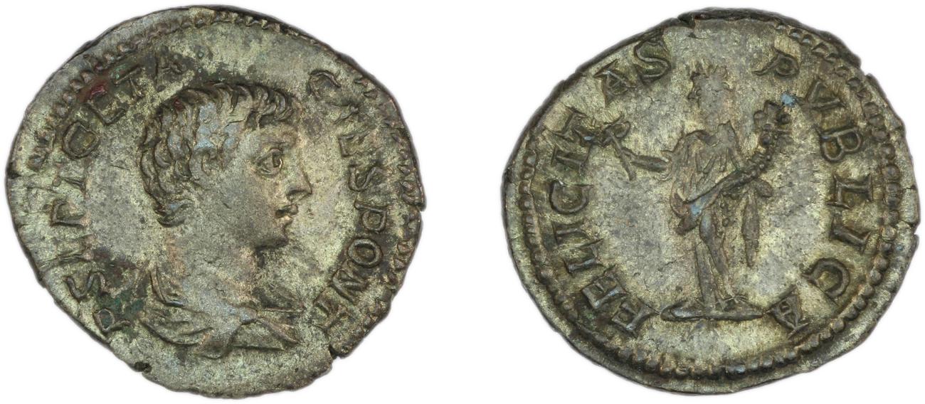 RIC IV Geta 9A, аверс, bm
