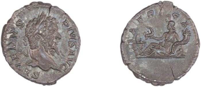 RIC IV Septimius Severus 254, реверс, bm