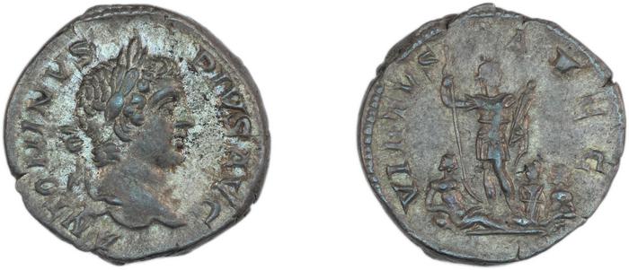 реверс RIC IV Caracalla 175