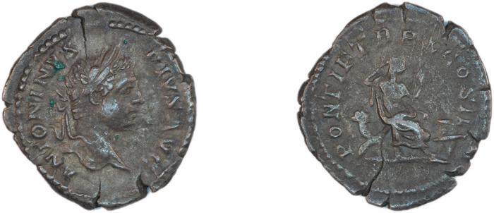 RIC IV Caracalla 92, реверс, bm