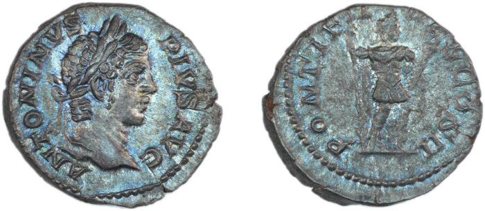 RIC IV Caracalla 95, реверс, bm